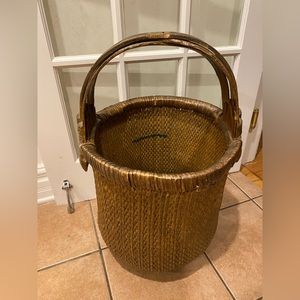 SOLD - Beautifully hand woven, 19th century Chinese basket